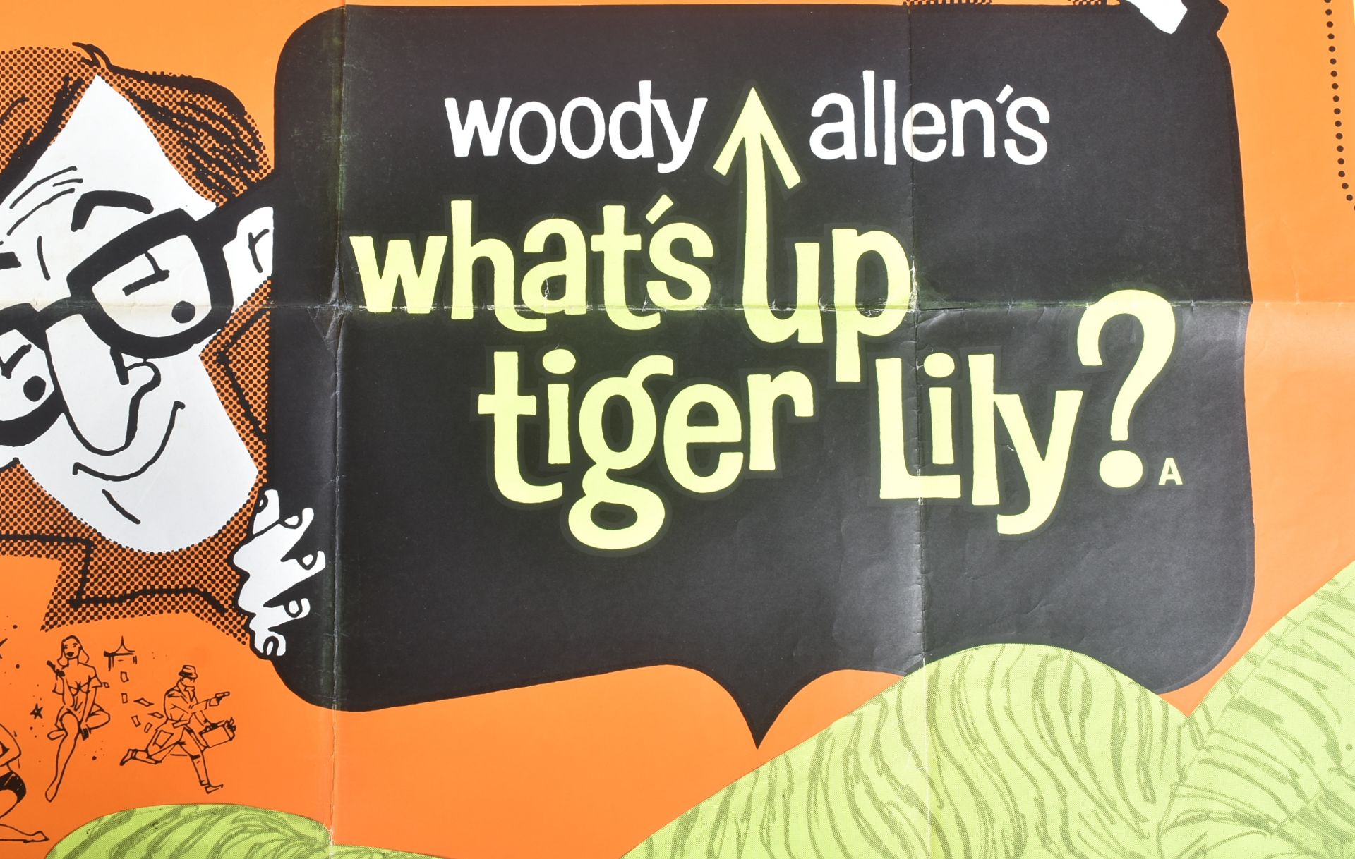 WHAT'S UP, TIGER LILY? (1966) - WOODY ALLEN - QUAD CINEMA POSTER - Image 2 of 4