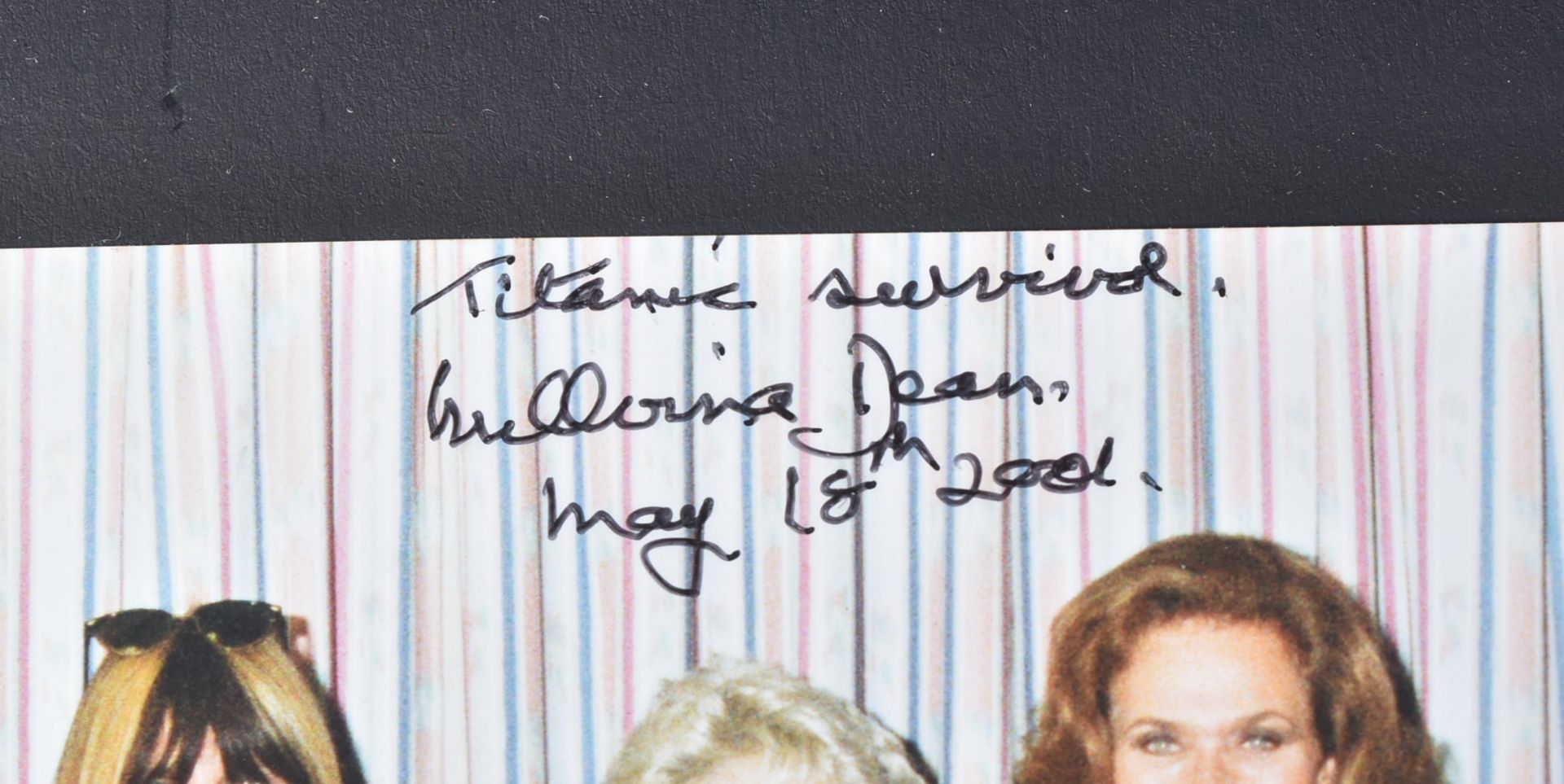 VALERIE LEON COLLECTION - RMS TITANIC INTEREST SIGNED PHOTO - Image 2 of 3