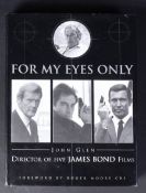 JAMES BOND - FOR MY EYES ONLY SIGNED BOOK BY JOHN GLEN