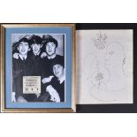 THE BEATLES - CHRISTMAS SHOW 1975 ORIGINAL PROGRAMME & TICKET