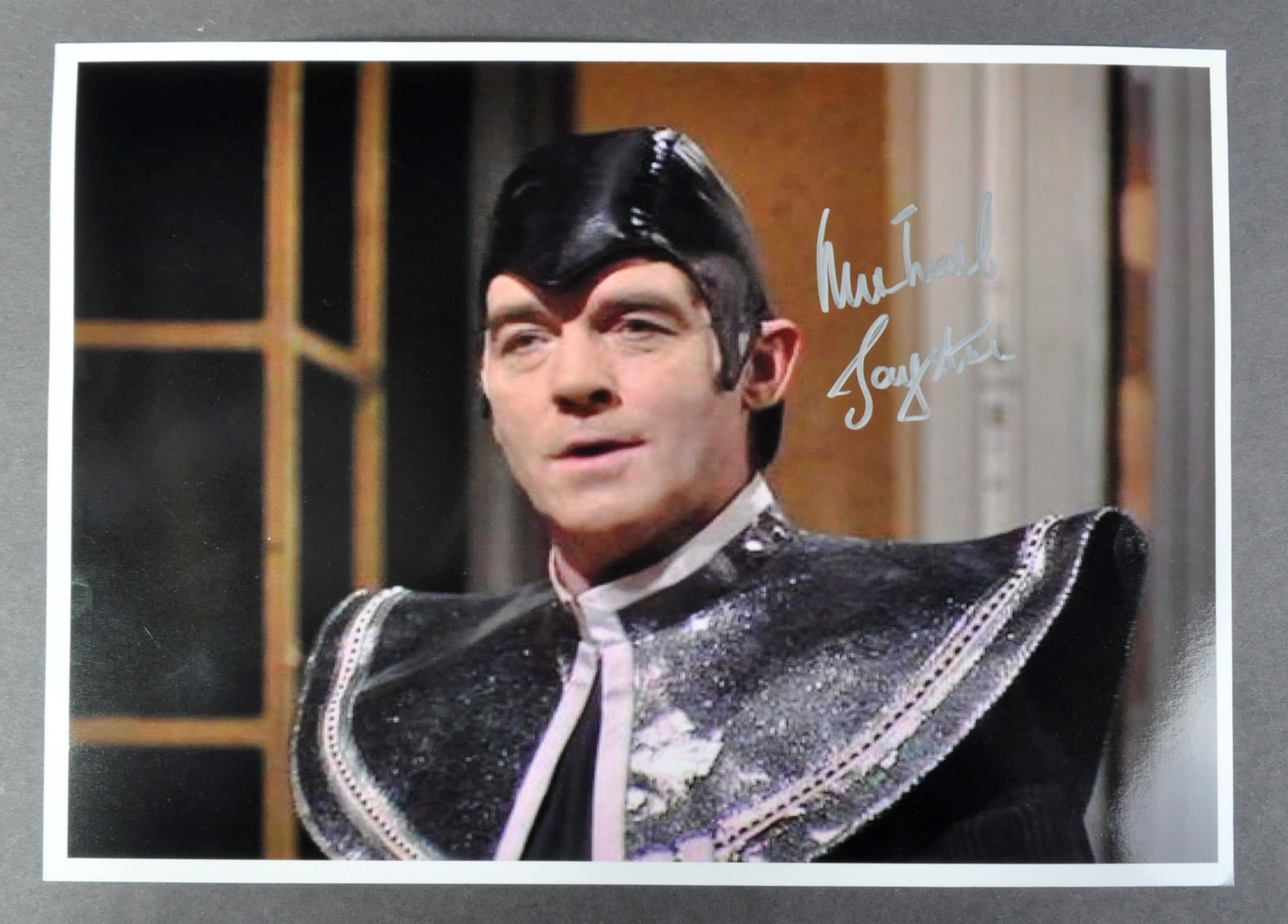 MICHAEL JAYSTON COLLECTION – DOCTOR WHO AUTOGRAPHED 8X12"