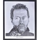 ERIC CLAPTON - CREAM - AUTOGRAPHED 8X10" B/W PHOTOGRAPH