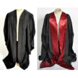 UNKNOWN PRODUCTION - PROPS - TWO VINTAGE SCHOOL CAPES