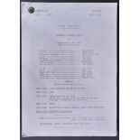 THE GOODIES (BBC 1970-1982) – ORIGINAL CAMERA SCRIPT