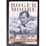 ROGER MOORE - JAMES BOND - SIGNED AUTOBIOGRAPHY