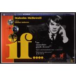 IF.... (1968) - MALCOLM MCDOWELL AUTOGRAPHED MOVIE POSTER