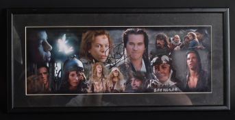 WILLOW (1988) - WARWICK DAVIS & JEAN MARSH - AUTOGRAPHED PRINT