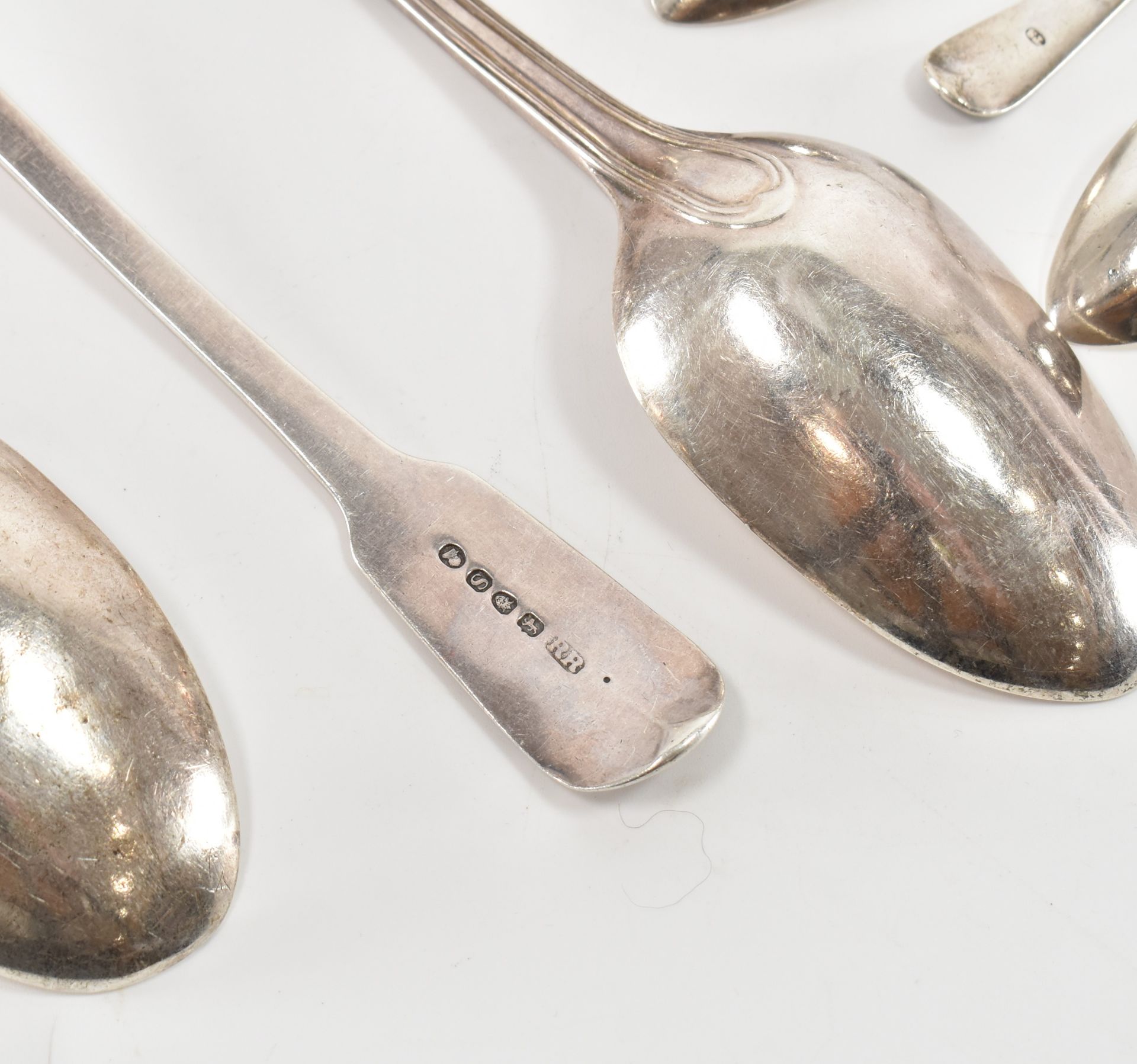 COLLECTION OF HALLMARKED SILVER FLATWARE - Image 4 of 7