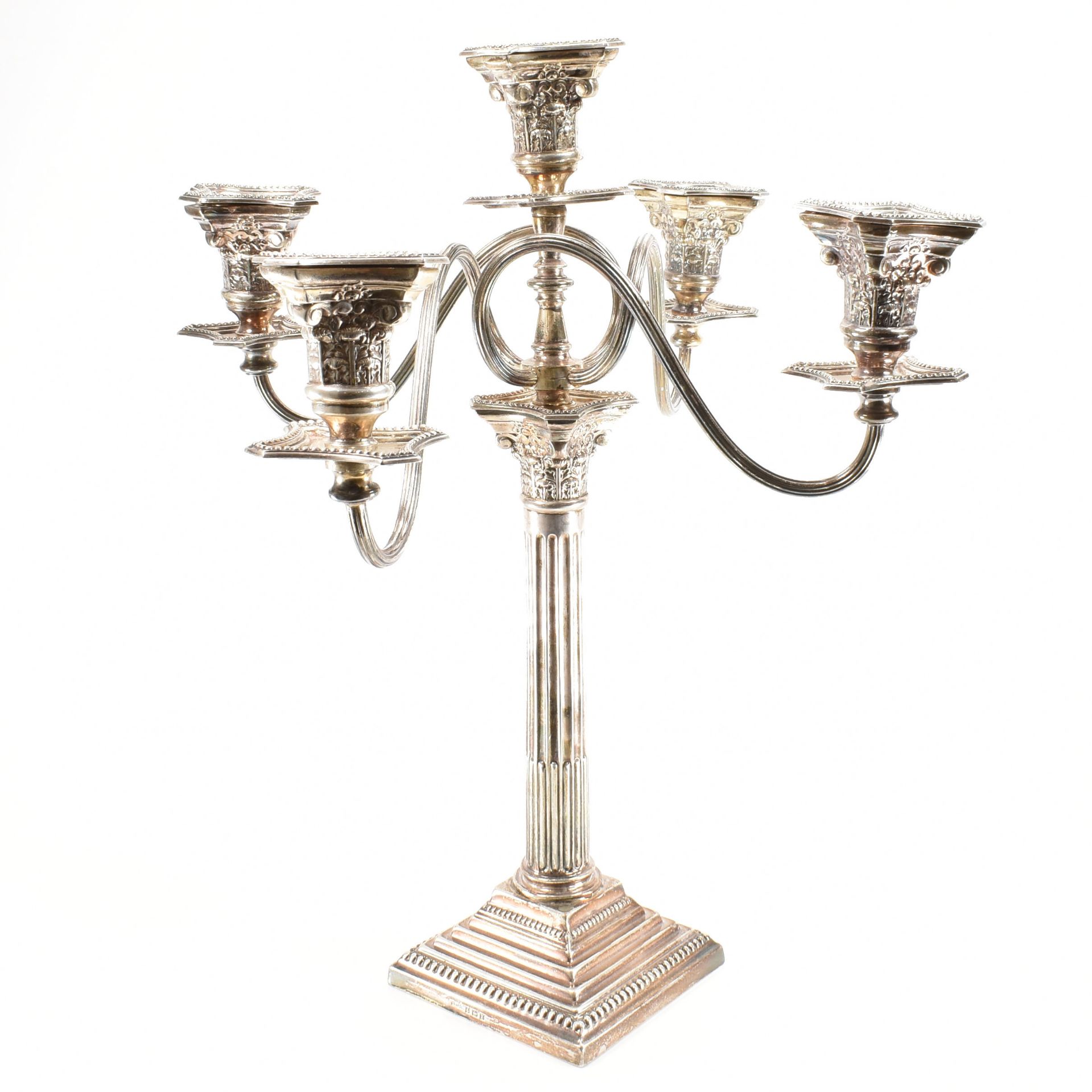 1920S NEO CLASSICAL SILVER HALLMARKED CANDELABRA - Image 2 of 8