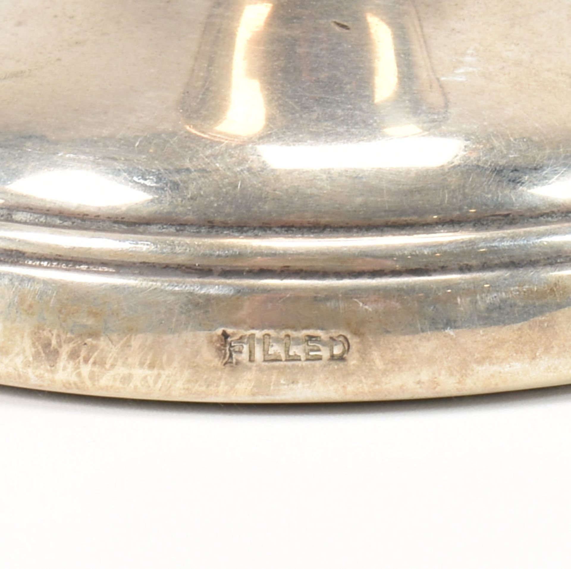 PAIR OF HALLMARKED SILVER CANDLE STICKS - Image 3 of 5