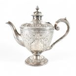 HALLMARKED VICTORIAN SILVER TEAPOT