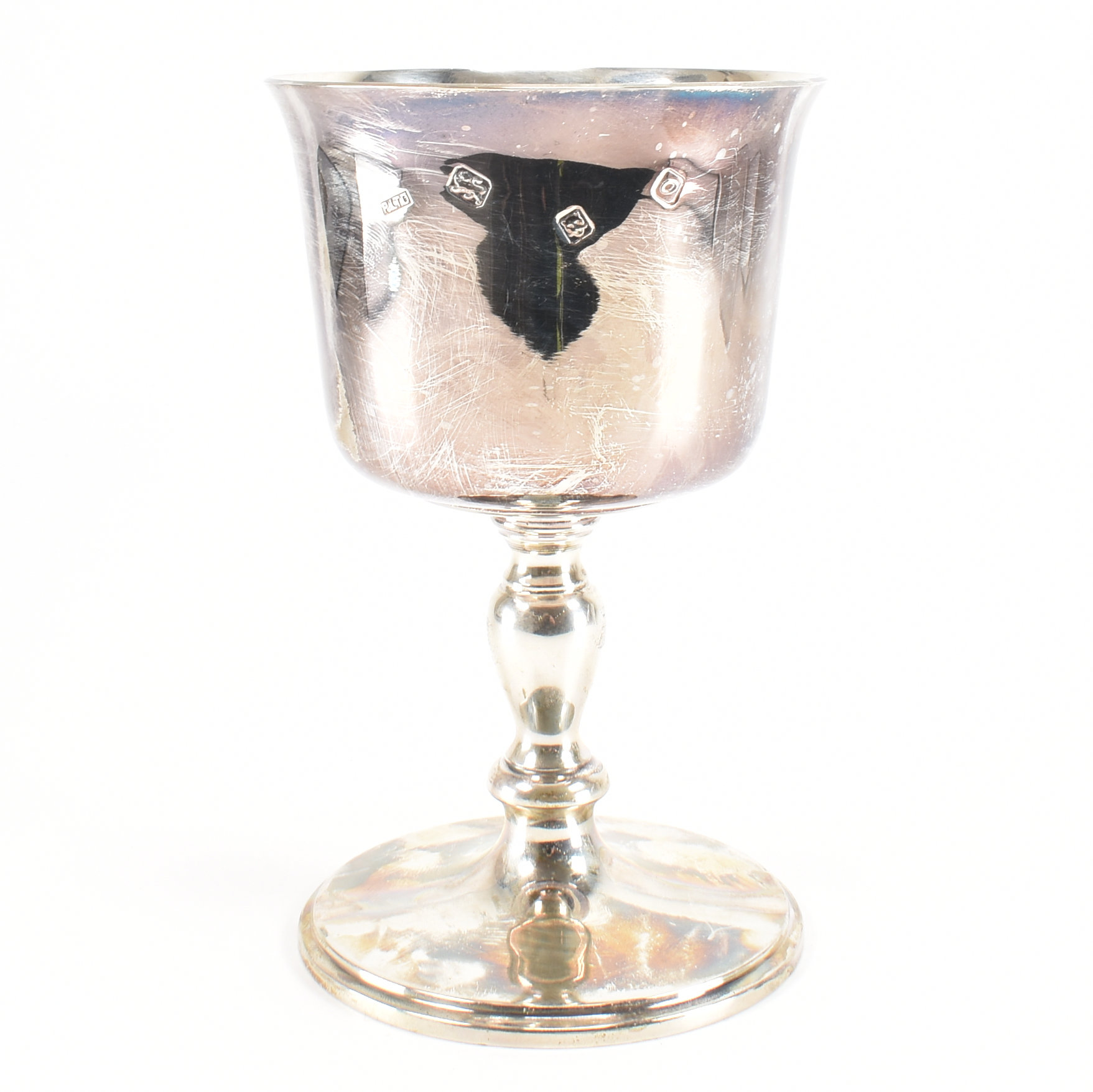 SILVER HRH PRINCE WALES INVESTITURE GOBLET 1969 CASED - Image 3 of 7