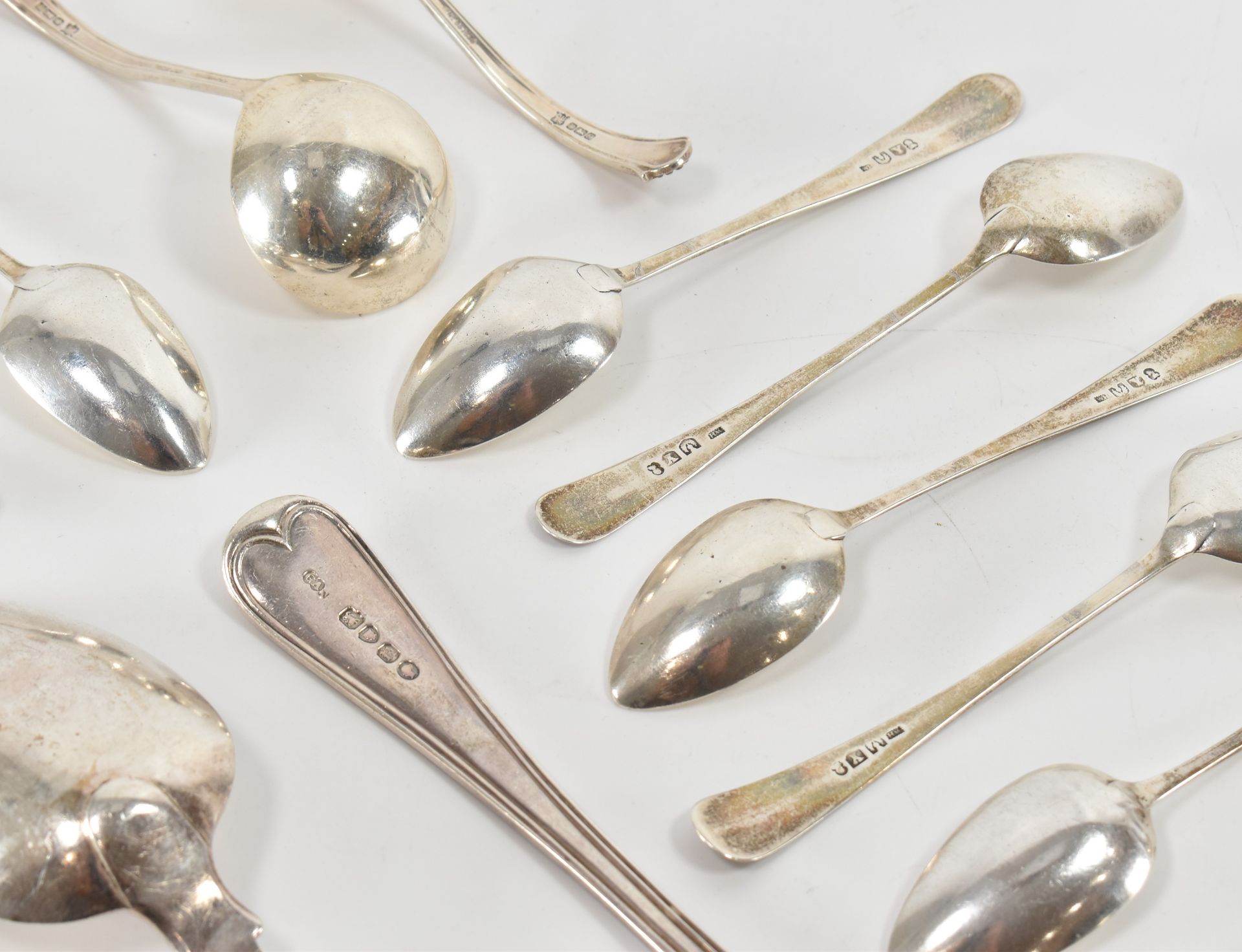 COLLECTION OF HALLMARKED SILVER FLATWARE - Image 7 of 7