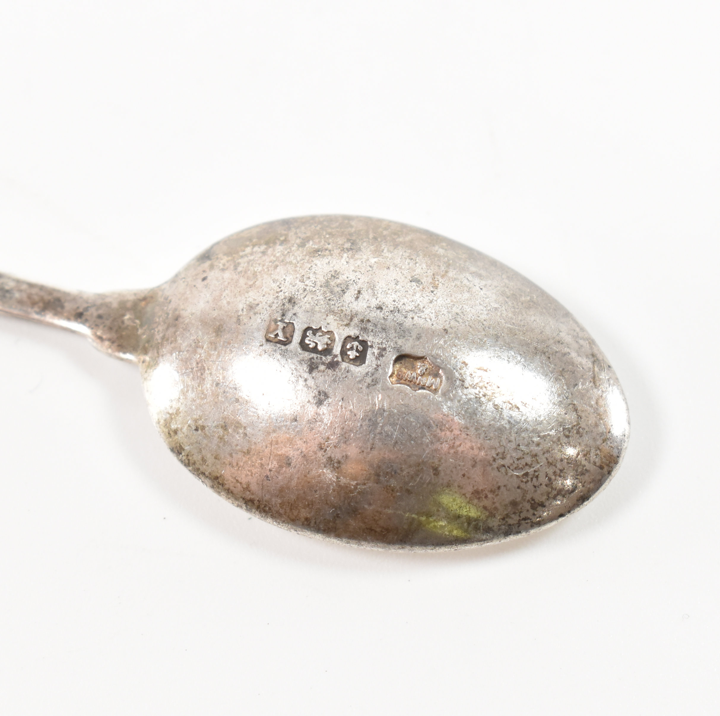 COLLECTION OF SILVER HALLMARKED FLAT WARE - Image 4 of 9