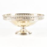 1920S HALLMARKED MAPPIN & WEBB BON BON DISH