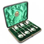 CASED HALLMARKED VICTORIAN SPOONS