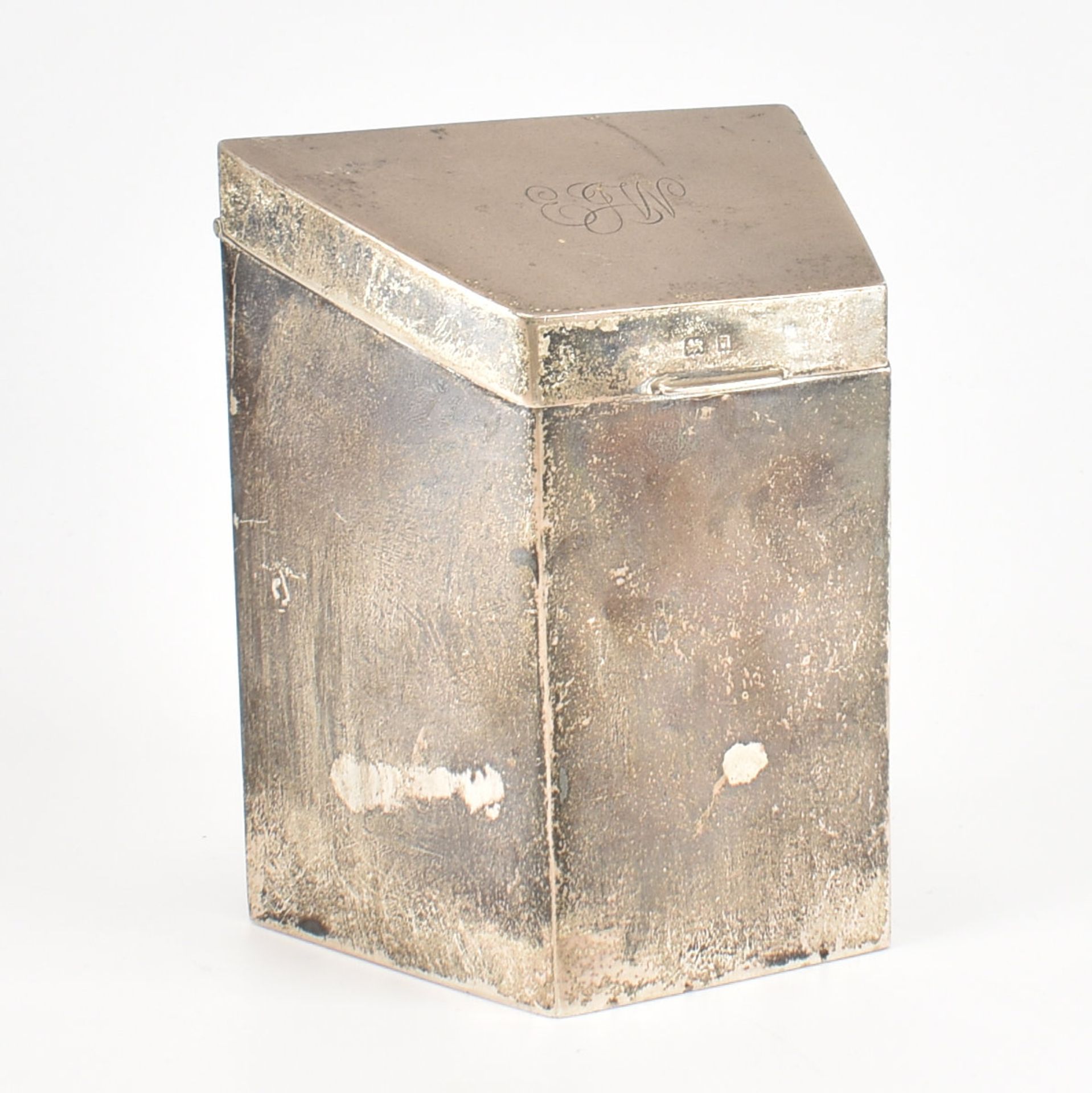 HALLMARKED 1912 SILVER TABLE CIGARETTE CASE - Image 2 of 6