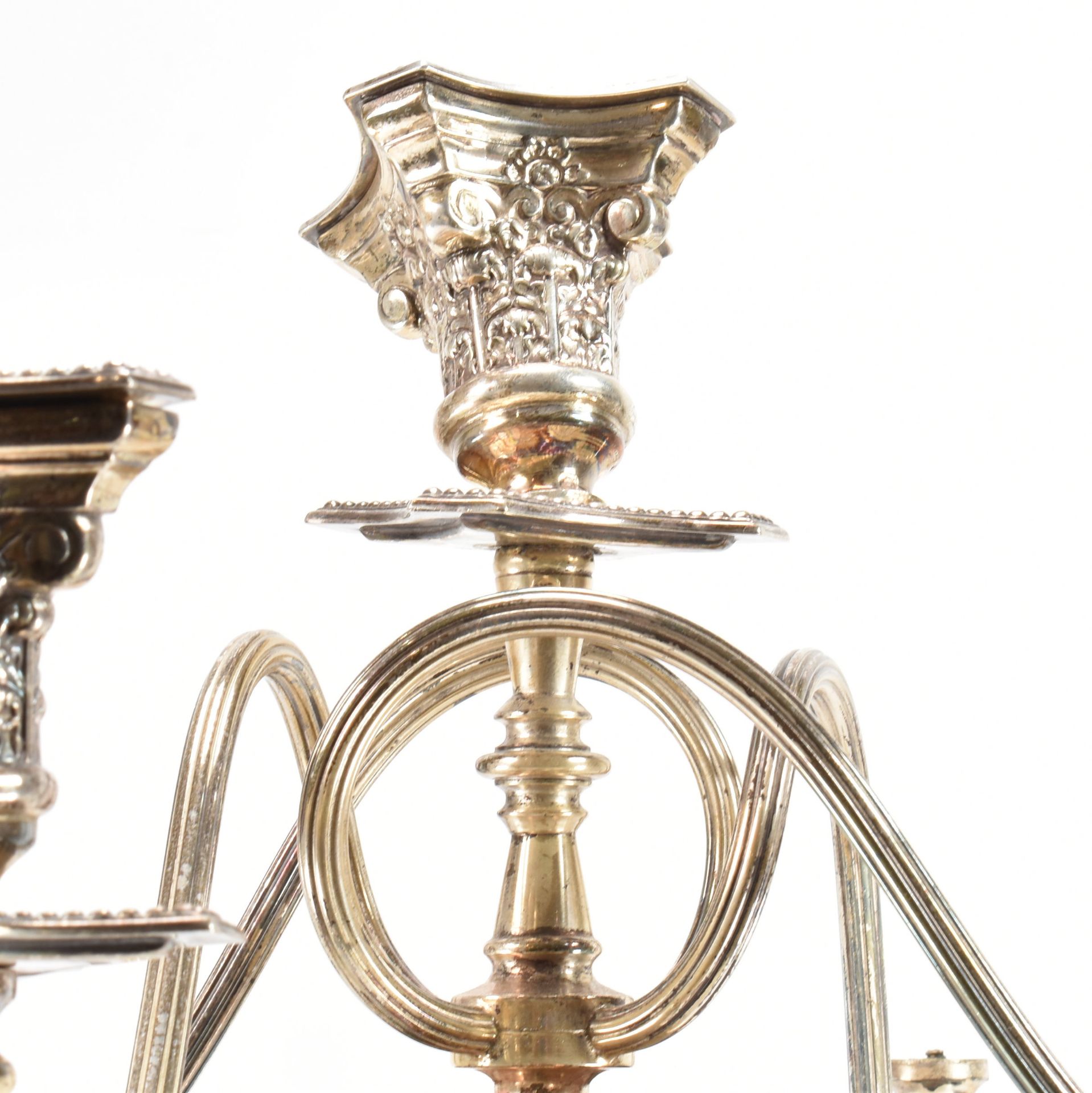 1920S NEO CLASSICAL SILVER HALLMARKED CANDELABRA - Image 7 of 8