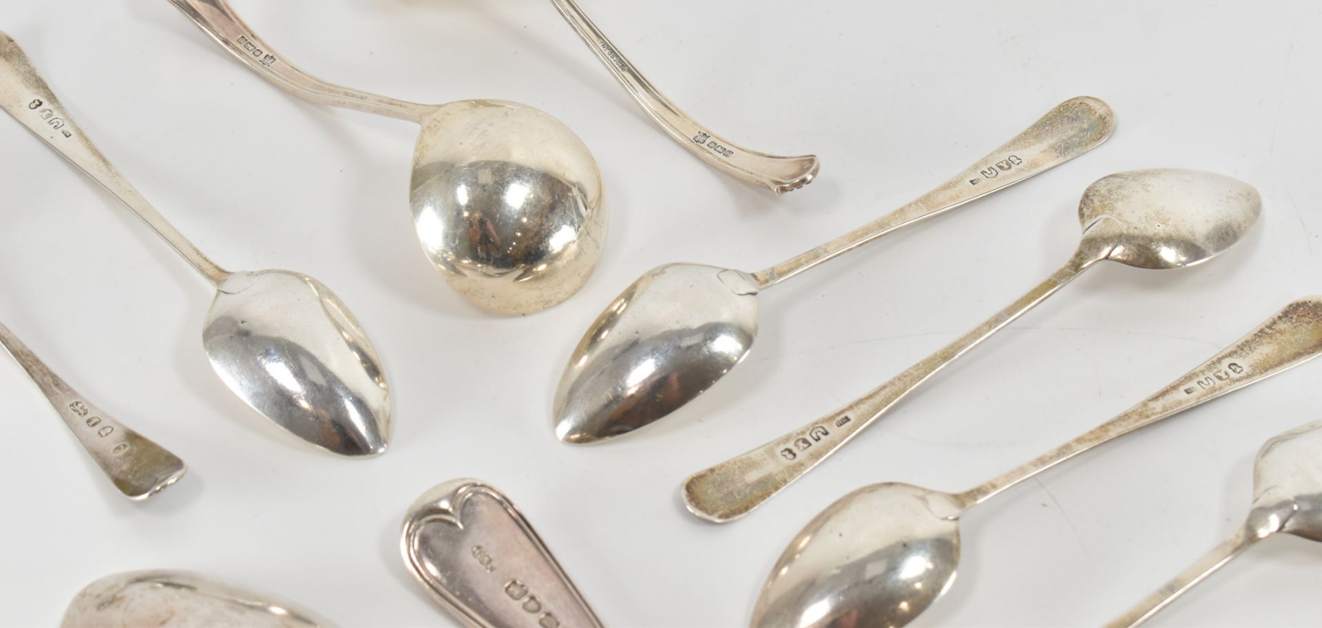 COLLECTION OF HALLMARKED SILVER FLATWARE - Image 6 of 7