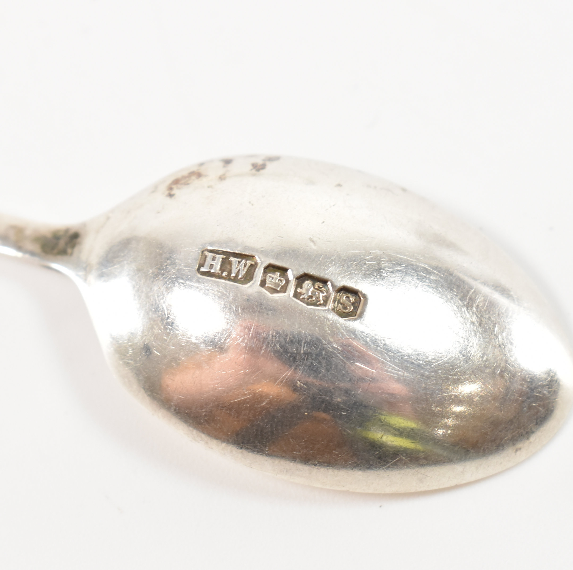 COLLECTION OF SILVER HALLMARKED FLAT WARE - Image 5 of 9