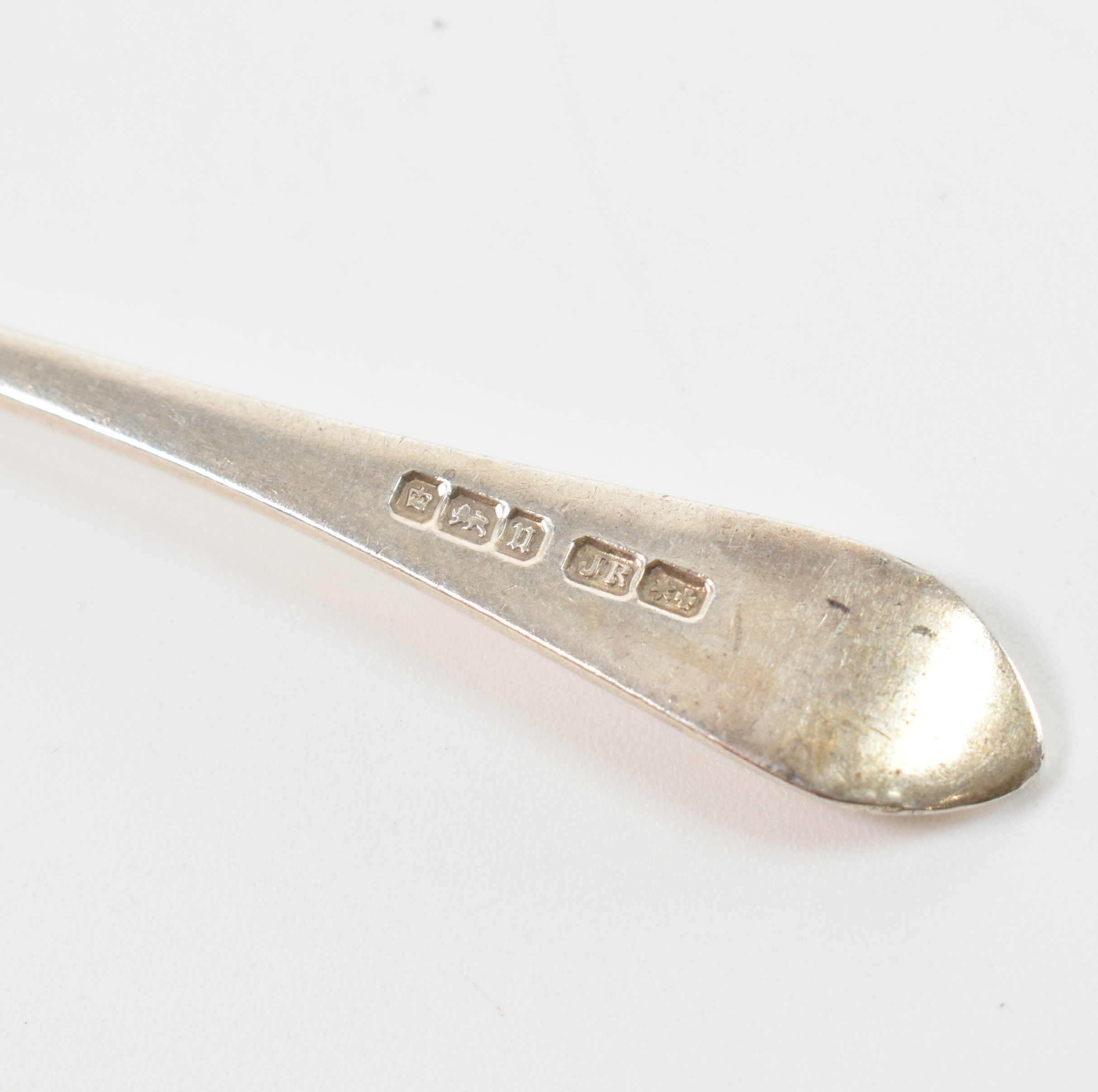 COLLECTION OF SILVER HALLMARKED FLAT WARE - Image 6 of 9