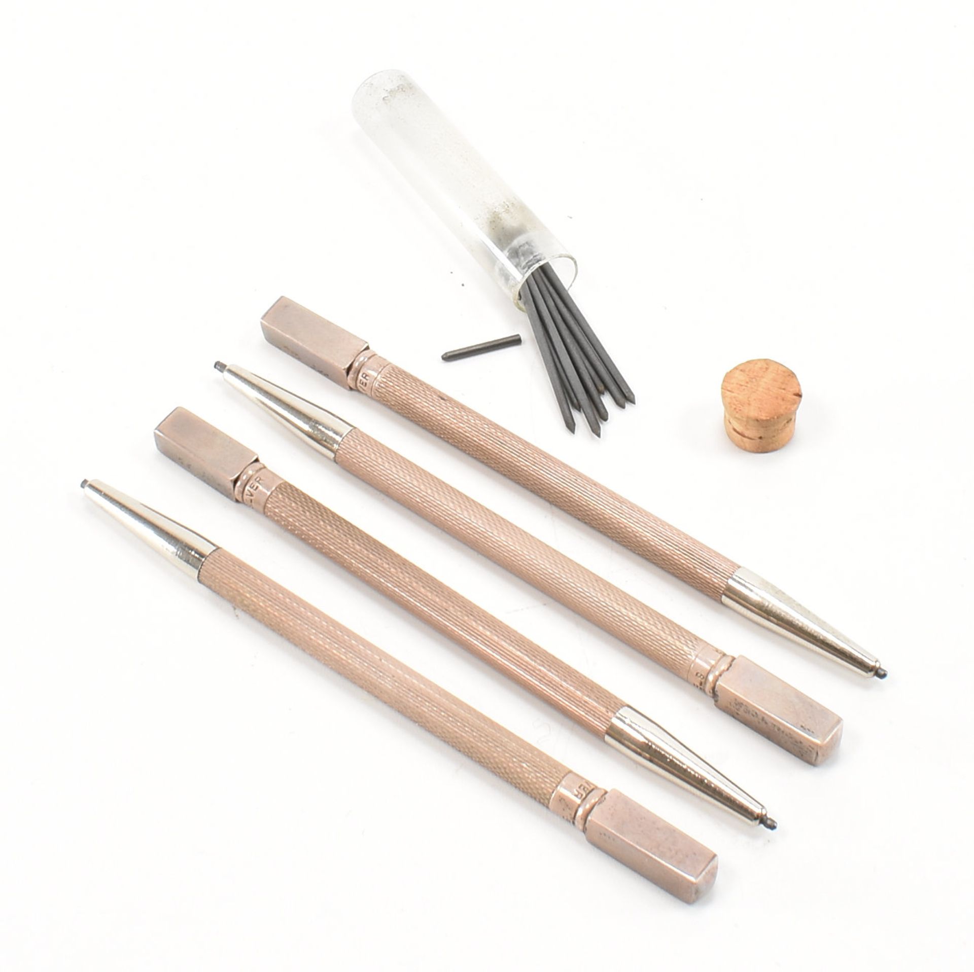 CASED STERLING SILVER PROPELLING PENCIL SET - Image 4 of 4