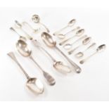 COLLECTION OF HALLMARKED SILVER FLATWARE