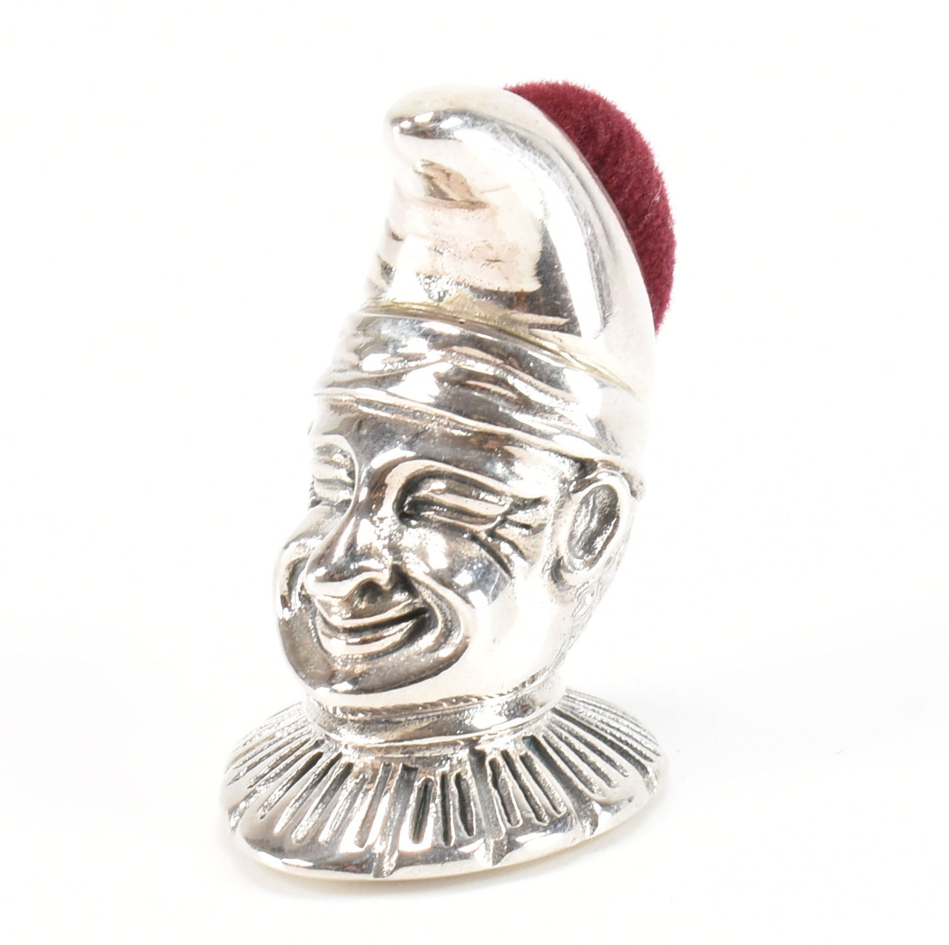 925 STERLING SILVER & VELVET JESTER PIN CUSHION