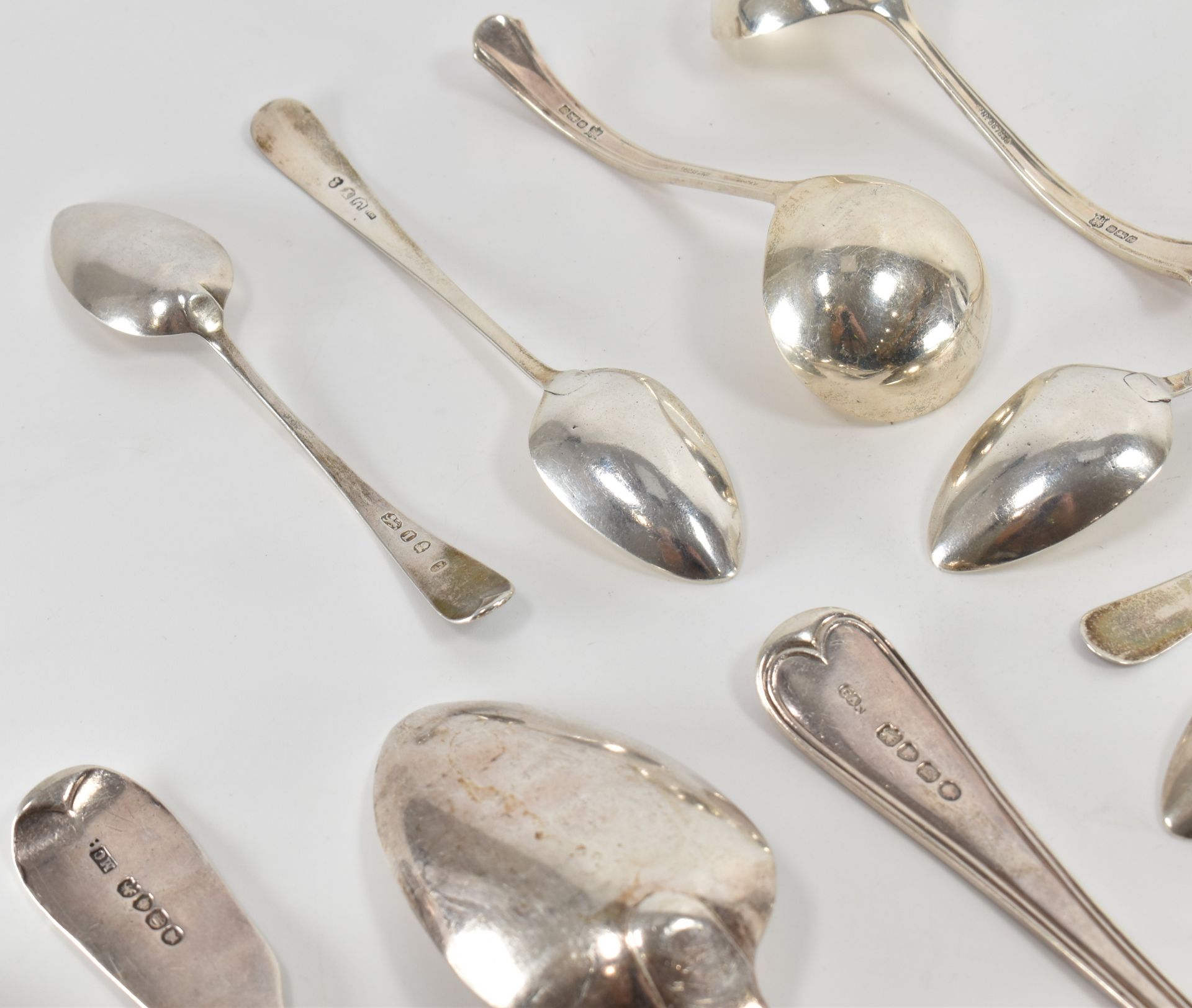 COLLECTION OF HALLMARKED SILVER FLATWARE - Image 5 of 7