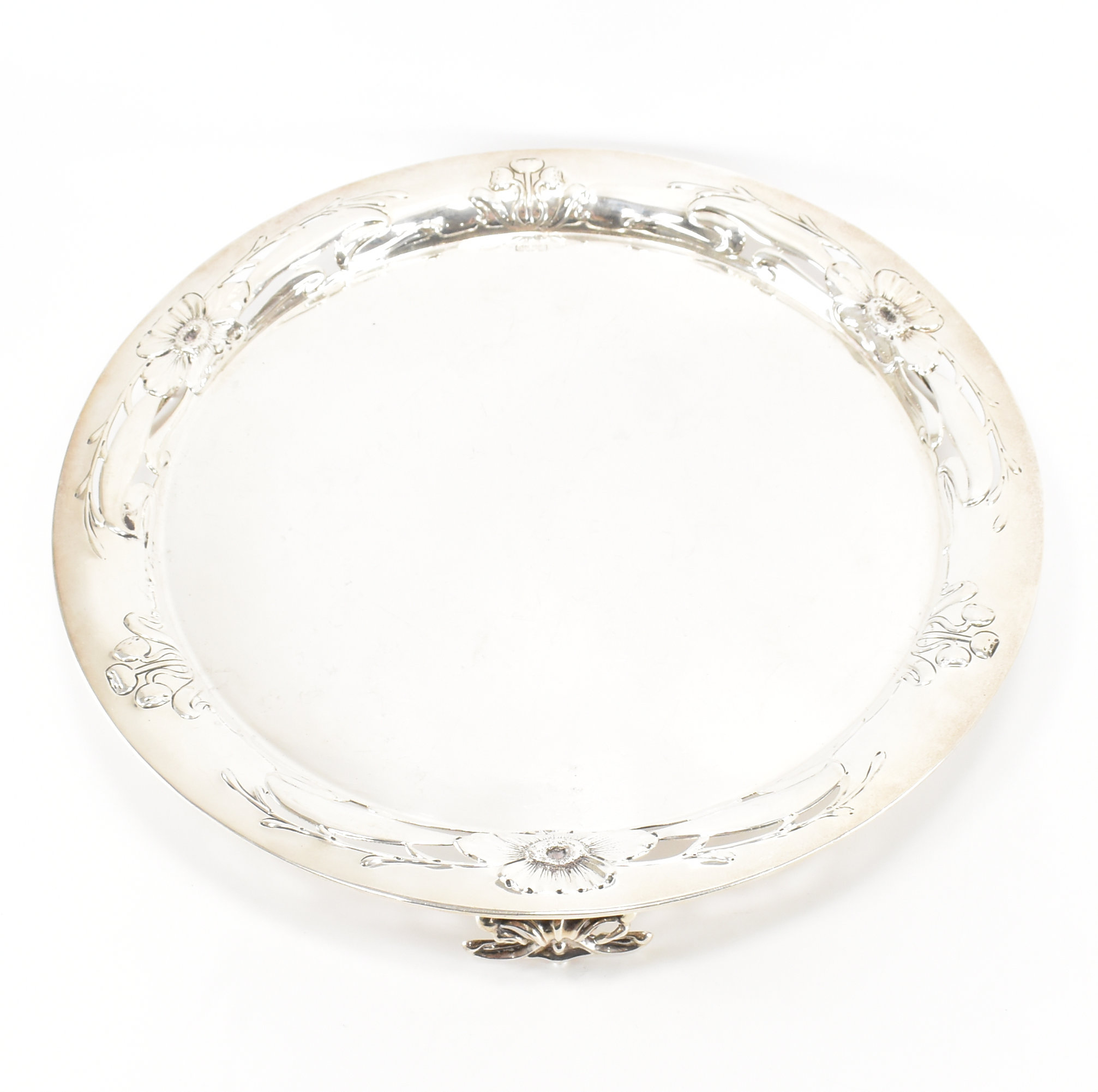 MAPPIN & WEBB ART NOUVEAU SILVER HALLMARKED TRAY