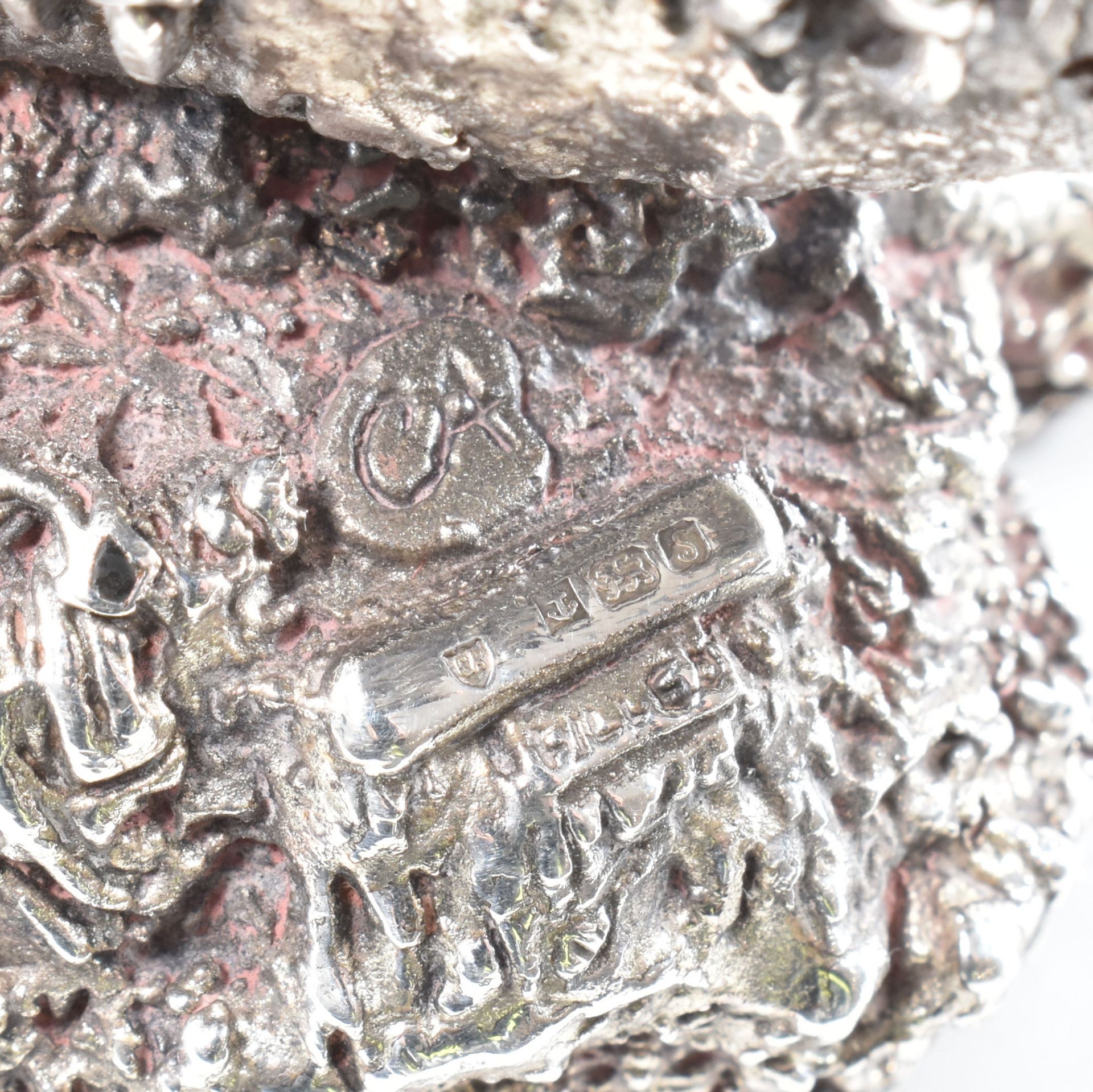 HALLMARKED SILVER COUNTRY ARTISTS OWL & A STAG - Image 4 of 4