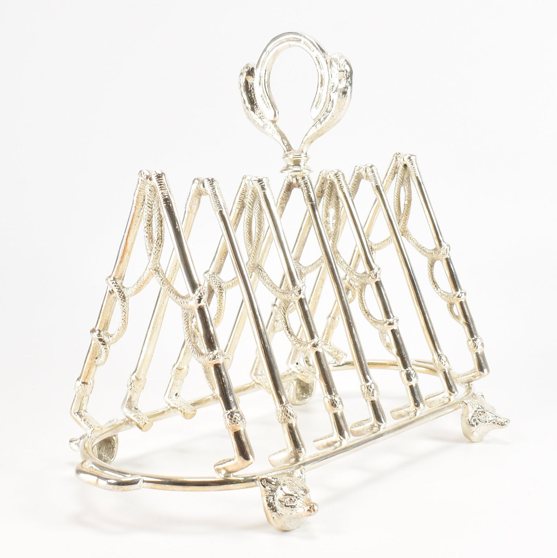 HUNTING INTEREST SILVER PLATED TOAST RACK