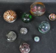 COLLECTION OF STUDIO ART GLASS & PAPERWEIGHTS