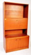 MID CENTURY TEAK WOOD UPRIGHT DRINKS CABINET SIDEBOARD