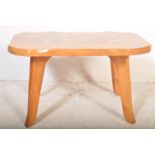 HAND PAINTED DOG PINE COFFEE OCCASIONAL TABLE