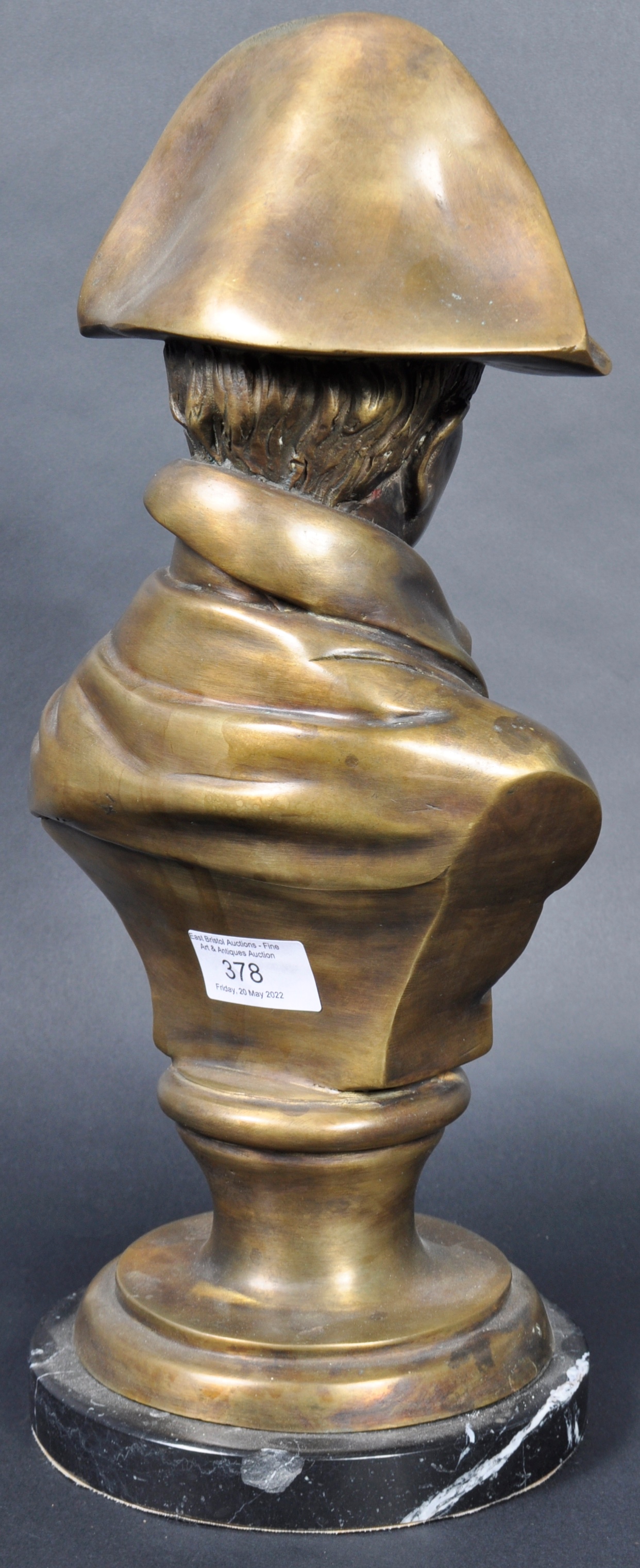 19TH CENTURY BRONZE BUST OF NAPOLEON - Image 7 of 9