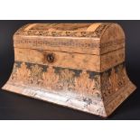 19TH CENTURY TUNBRIDGE MICROMOSAIC CADDY BOX