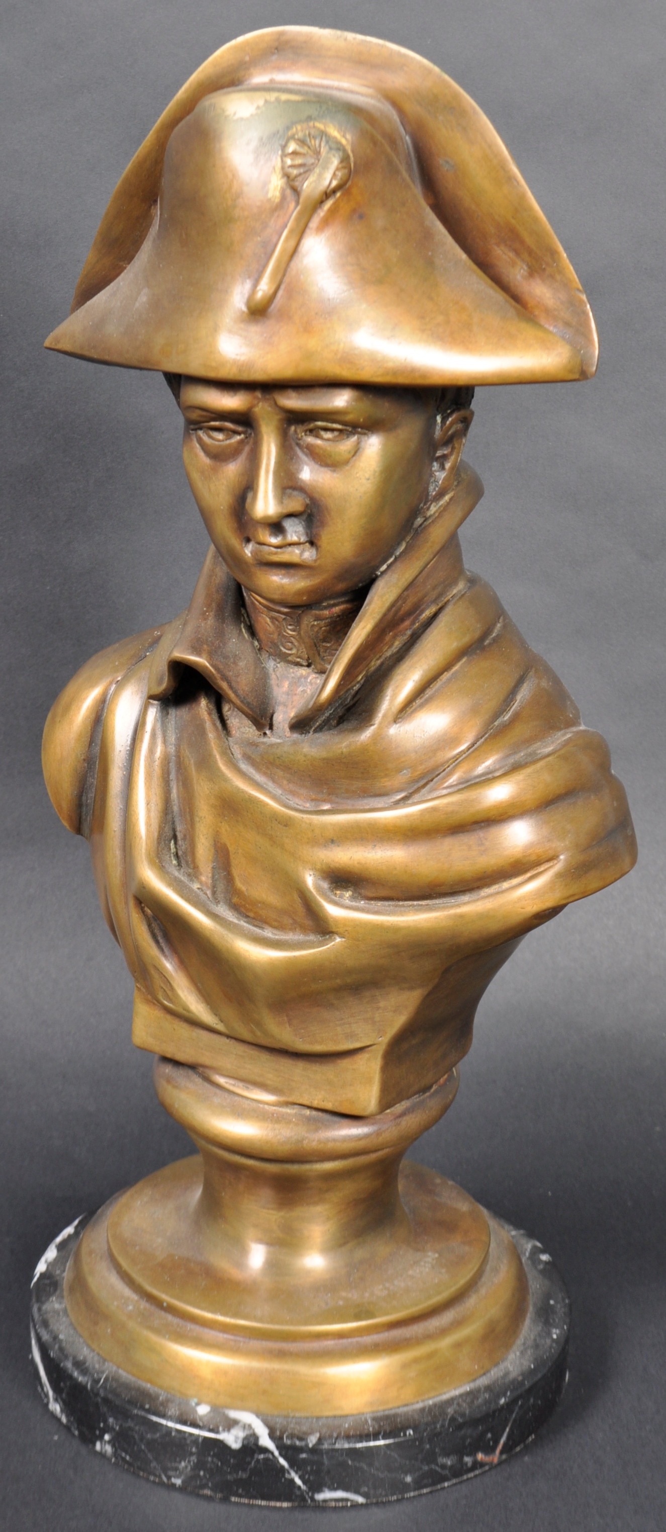 19TH CENTURY BRONZE BUST OF NAPOLEON - Image 2 of 9