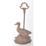 19TH CENTURY VICTORIAN CAST IRON SUCK DOOR STOP