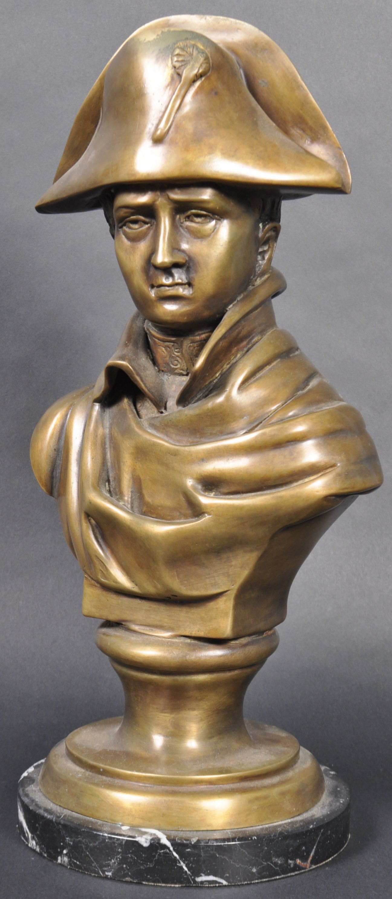 19TH CENTURY BRONZE BUST OF NAPOLEON