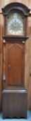 19TH CENTURY SCOTTISH MAHOGANY LONGCASE GRANDFATHER CLOCK