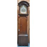 19TH CENTURY SCOTTISH MAHOGANY LONGCASE GRANDFATHER CLOCK