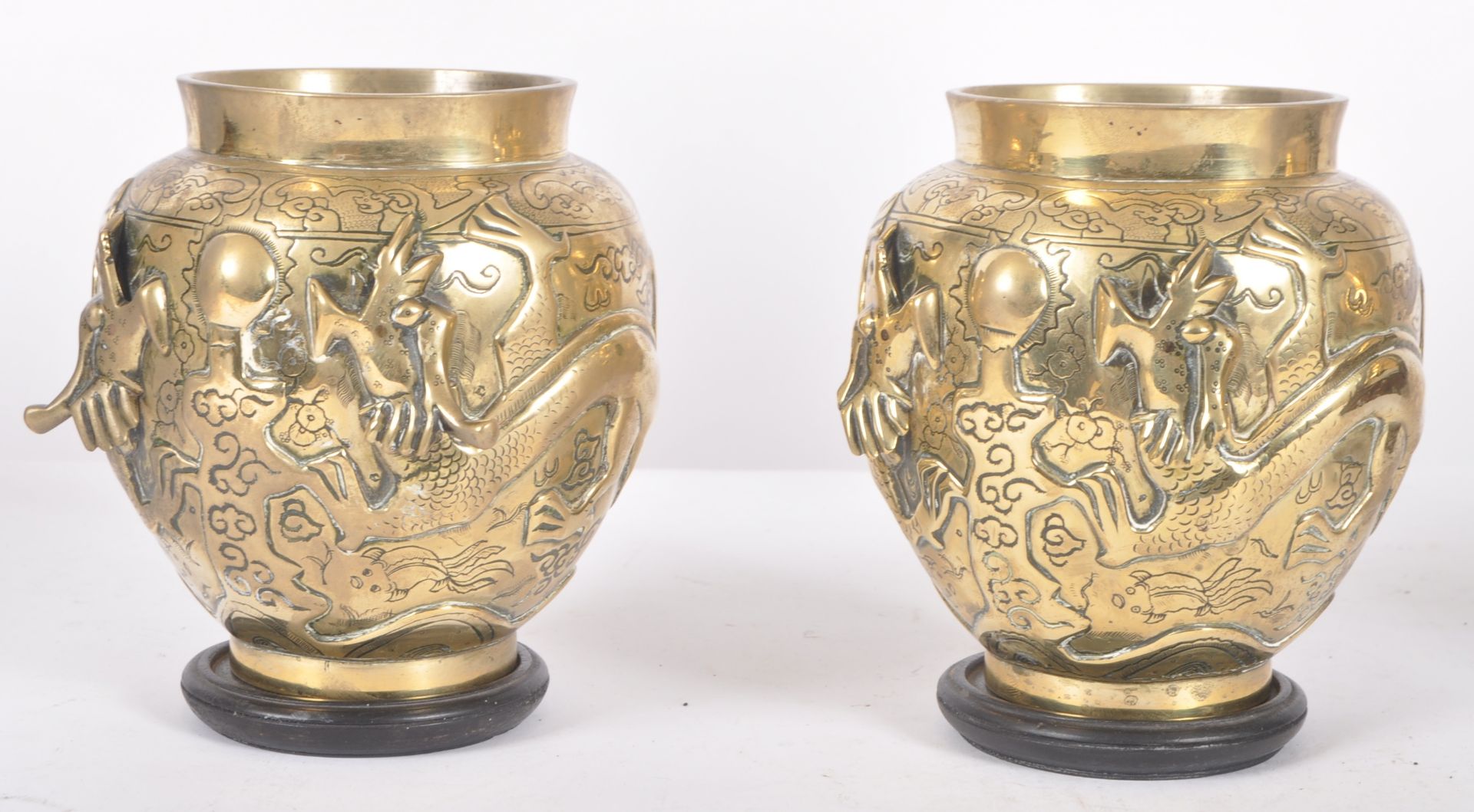 COLLECTION OF CHINESE BRASS OBJECTS - Image 3 of 5