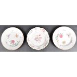 THREE 18TH CENTURY CHINESE PORCELAIN PLATES