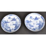 PAIR OF 18TH CENTURY CHINESE PORCELAIN PLATES