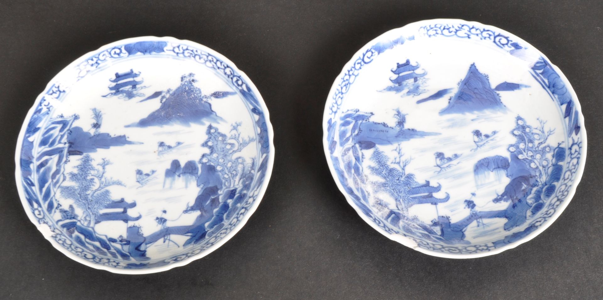 PAIR OF 18TH CENTURY CHINESE PORCELAIN PLATES