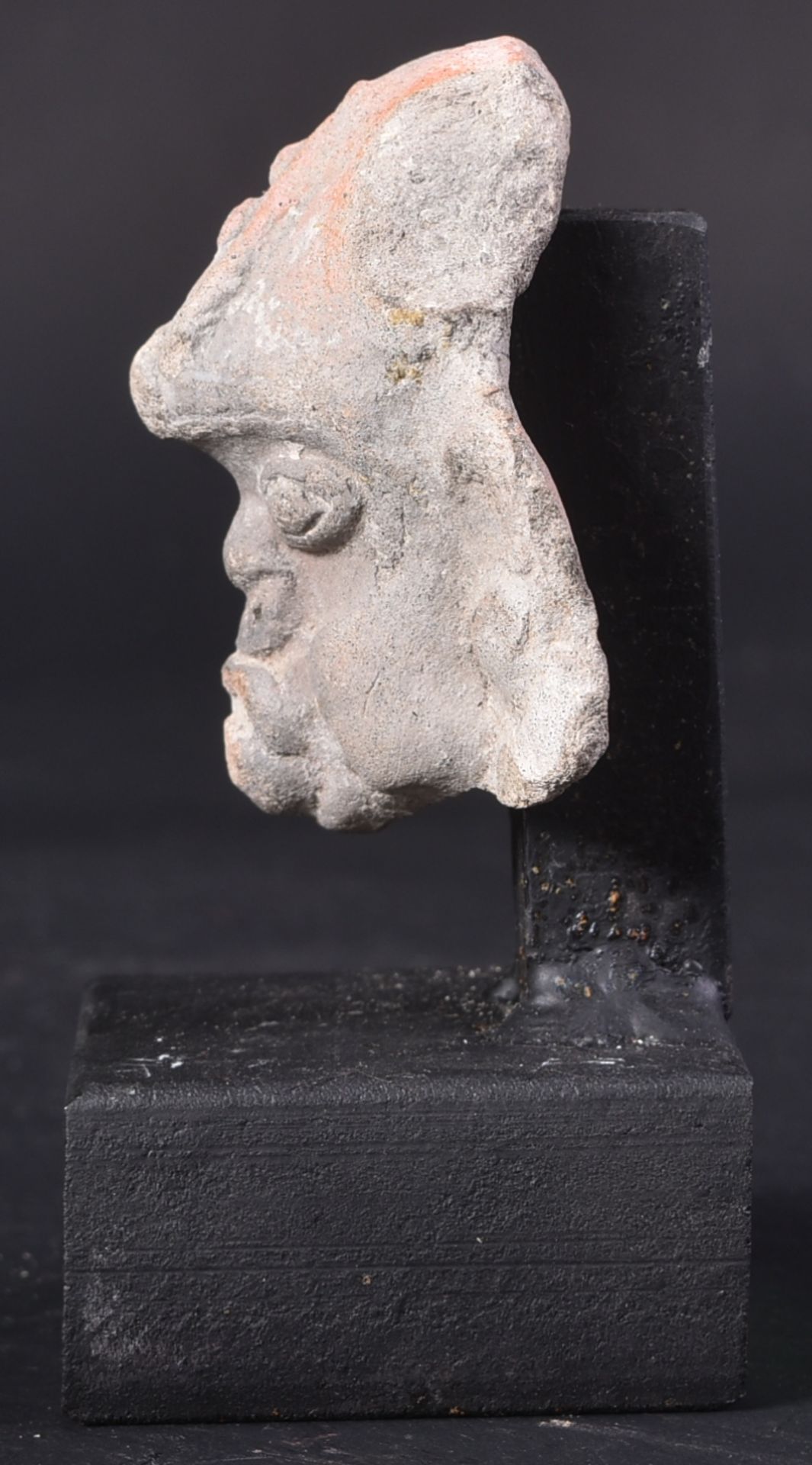 PRE COLUMBIAN TERRACOTTA POTTERY HEAD - Image 2 of 5