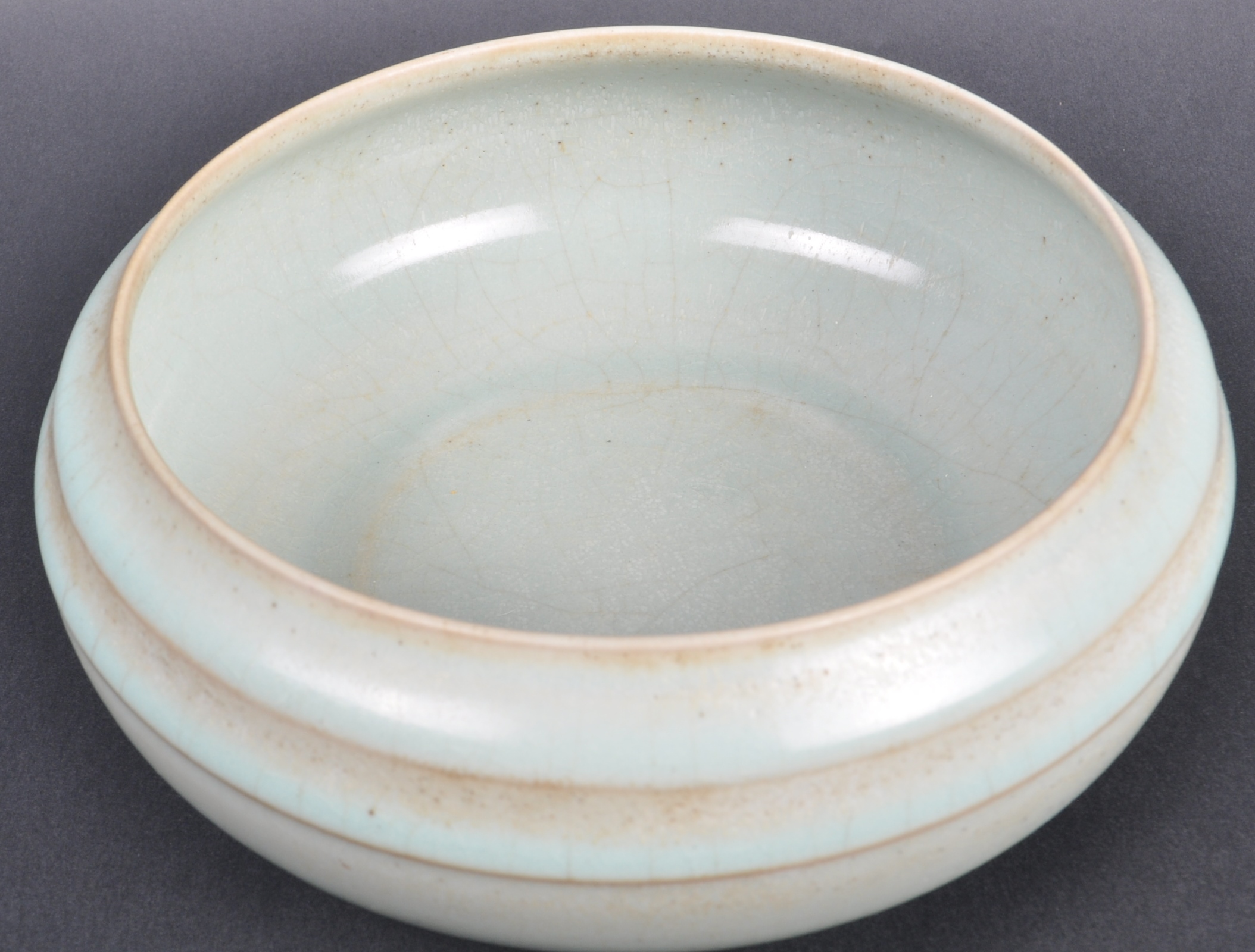 19TH CENTURY CHINESE CELADON GLAZE SONG STYLE BOWL - Image 2 of 6