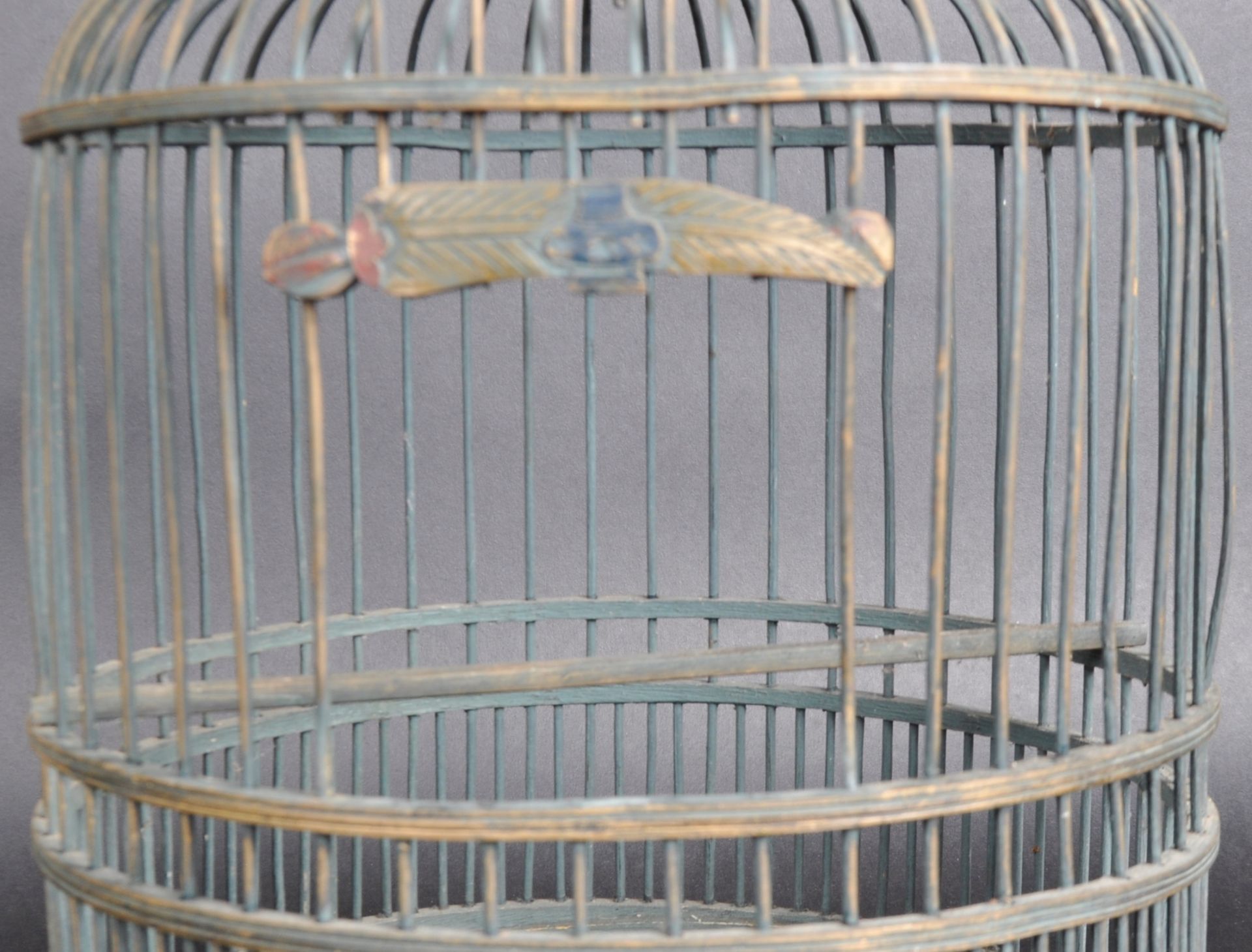 EARLY 20TH CENTURY CHINESE WOODEN BIRDCAGE - Image 6 of 6