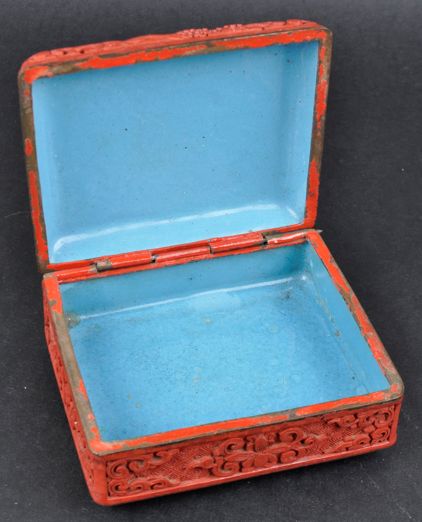 EARLY 20TH CENTURY CHINESE CINNABAR LACQUER BOX - Image 4 of 5